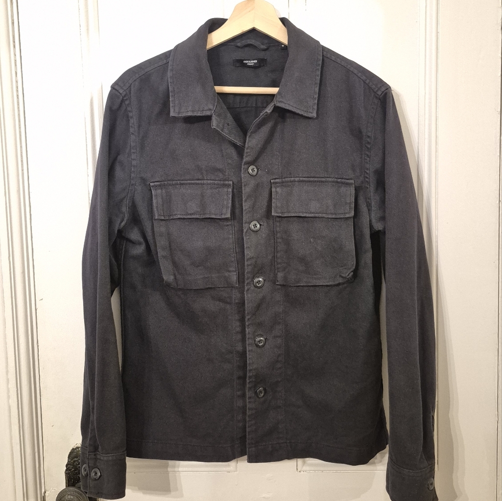 Jack and Jones Charcoal Shirt Jacket